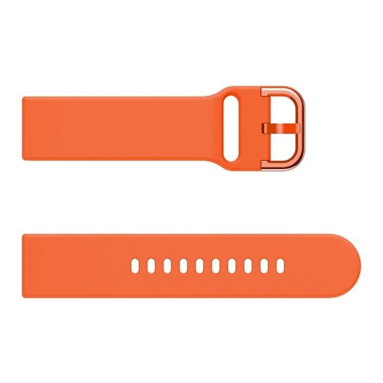 Smart Watch Electroplated Buckle Wrist Strap Watchband for Galaxy Watch Active (Orange)