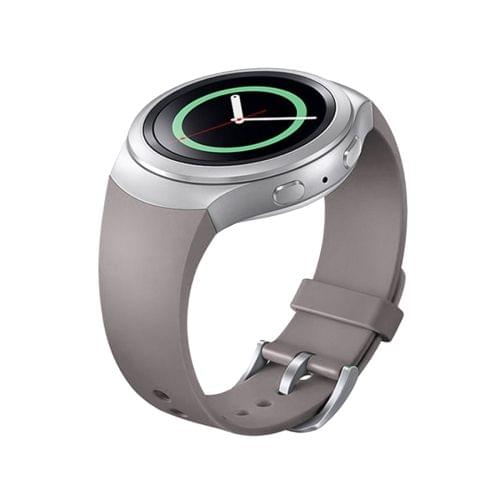 For Samsung Gear S2 Watch Solid Color Silicone Watchband(Khaki)