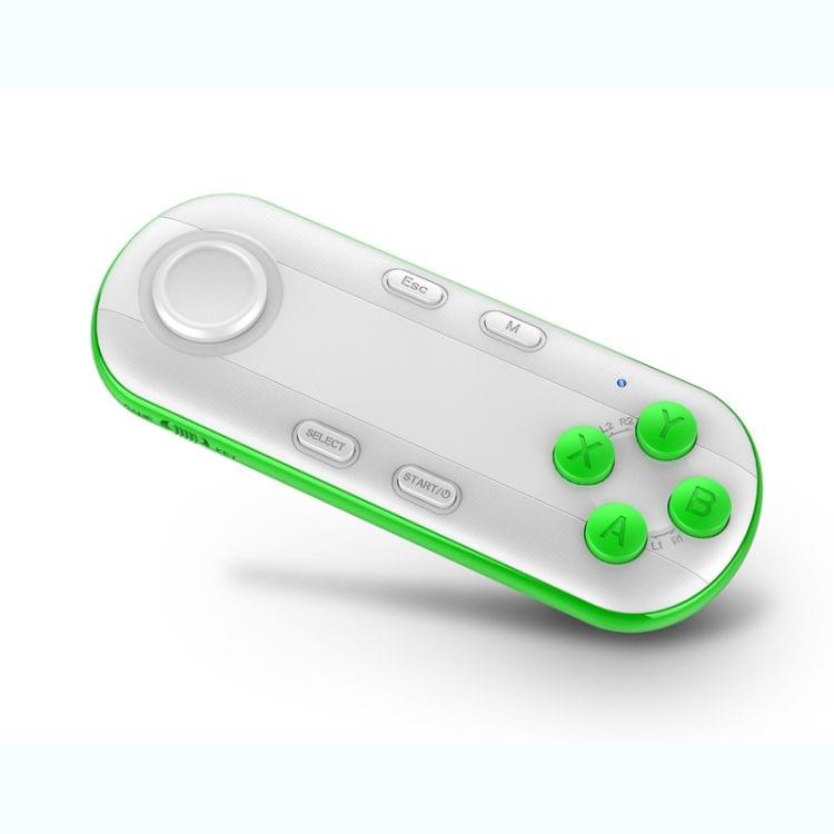 Smart Wireless Bluetooth Gamepad Controller 3D VR Virtual Reality Glasses Joystick Remotes Compatible with Android / IOS(White)