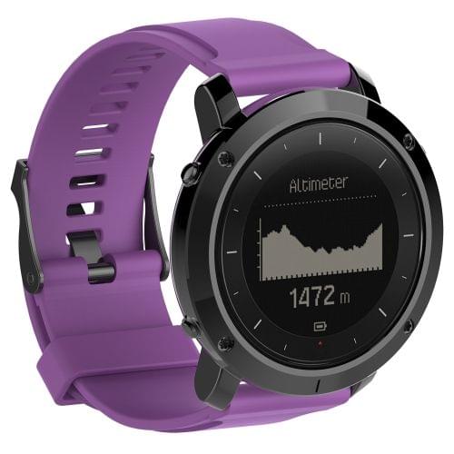 Silicone Replacement Wrist Strap for SUUNTO Traverse (Purple)