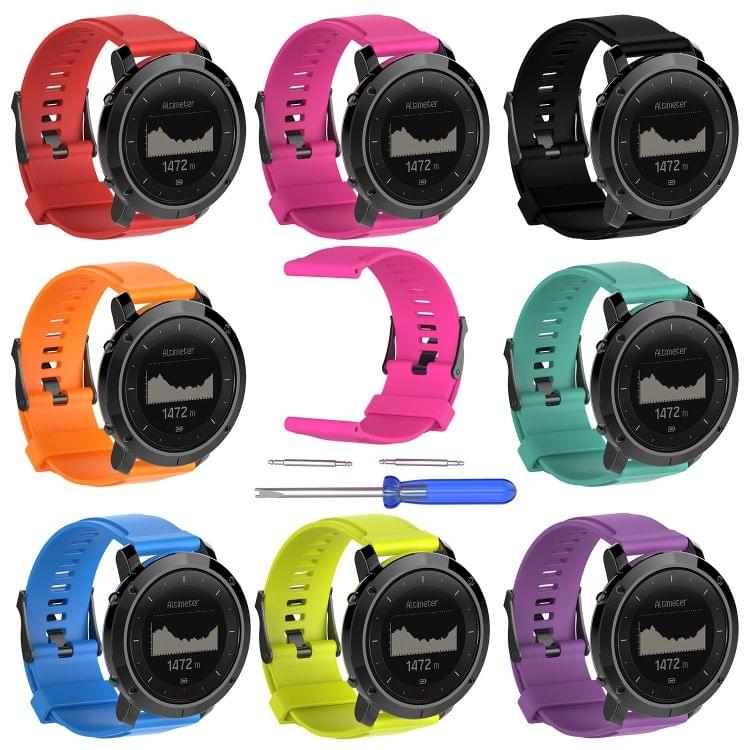 Silicone Replacement Wrist Strap for SUUNTO Traverse (Purple)