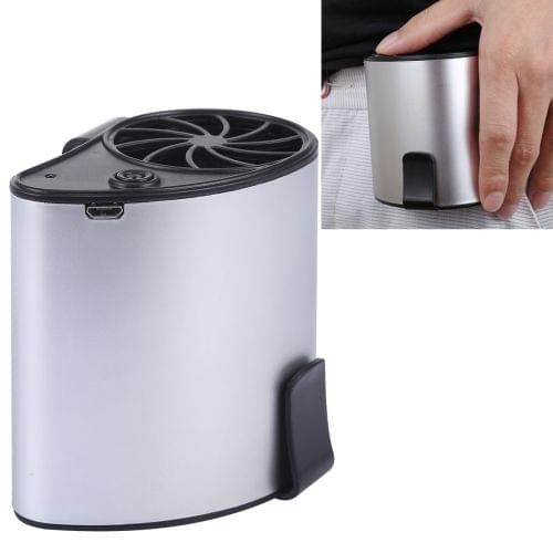 Creative Convenient Hanging Waist Fan(Silver)