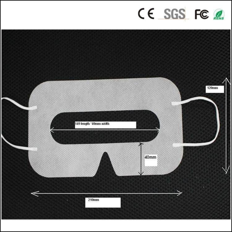 100 PCS Black Protective Hygiene VR Eye Mask Sanitary Disposable Eye mask pads for 3D VR Glass