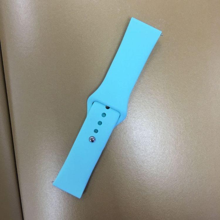 Monochrome Silicone Strap for Apply Samsung Galaxy Watch Active 22mm(teal)