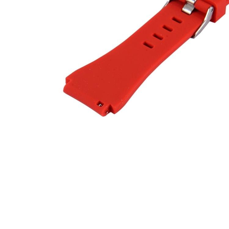 For Samsung Gear S3 Classic Smart Watch Silicone Watchband, Length: about 22.4cm(Red)