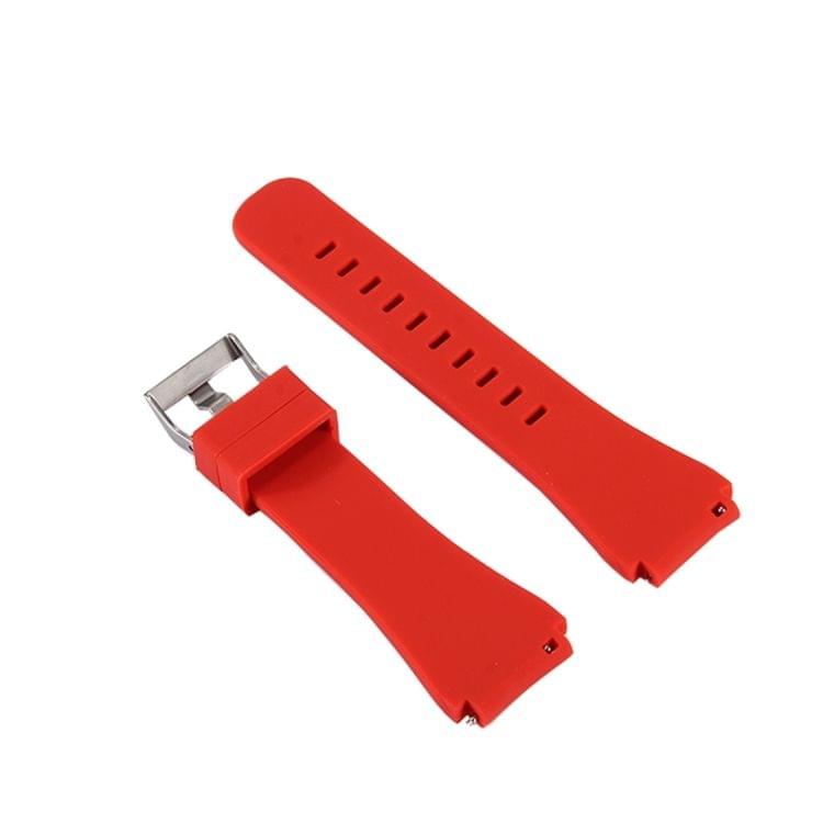 For Samsung Gear S3 Classic Smart Watch Silicone Watchband, Length: about 22.4cm(Red)