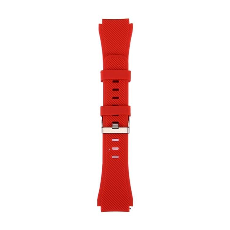 For Samsung Gear S3 Classic Smart Watch Silicone Watchband, Length: about 22.4cm(Red)