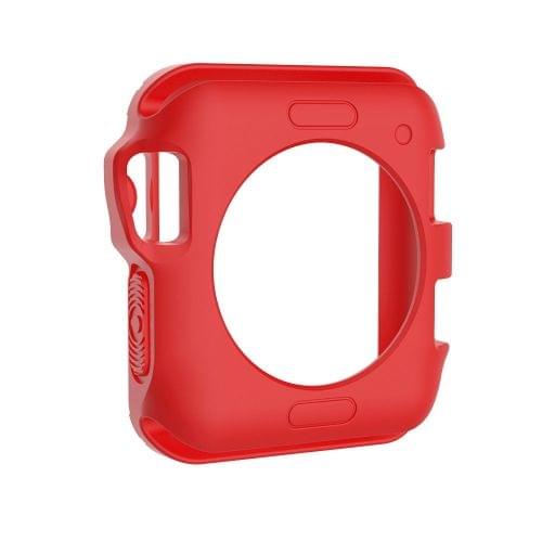 TPU Protective Case for Apple Watch Series 3 & 2 & 1 42mm(Red)