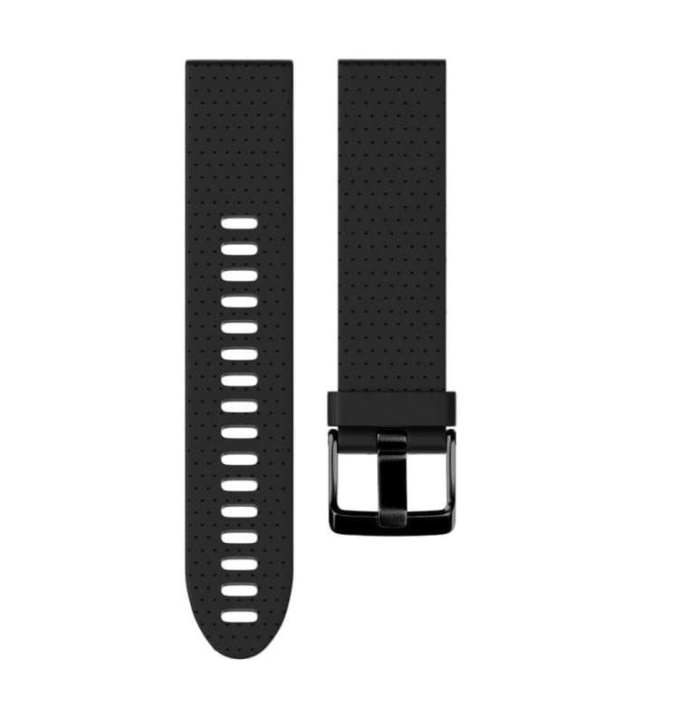 Quick Removable Silicone Wrist Strap for Fenix 5S 20mm(Black)