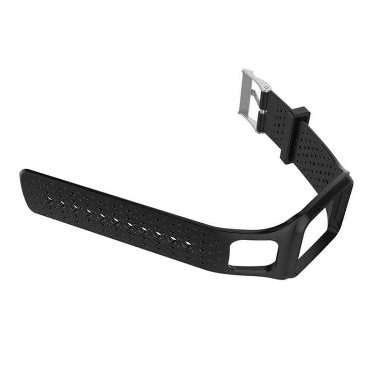 Silicone Sport Wrist Strap for TomTom 1 Series Runner / Cardio(Black)