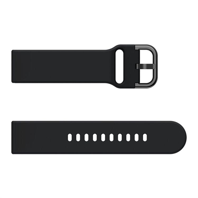 Smart Watch Electroplated Buckle Wrist Strap Watchband for Galaxy Watch Active (Black)