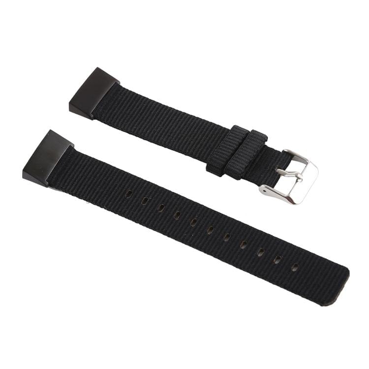 Nylon Wrist Strap Watch Band for Fitbit Charge 3(Navy Blue)