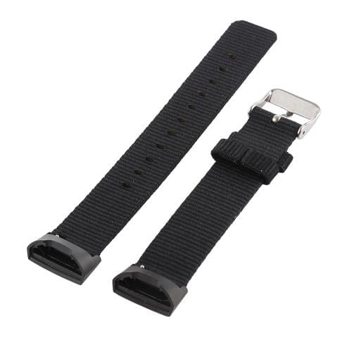 Nylon Wrist Strap Watch Band for Fitbit Charge 3(Navy Blue)