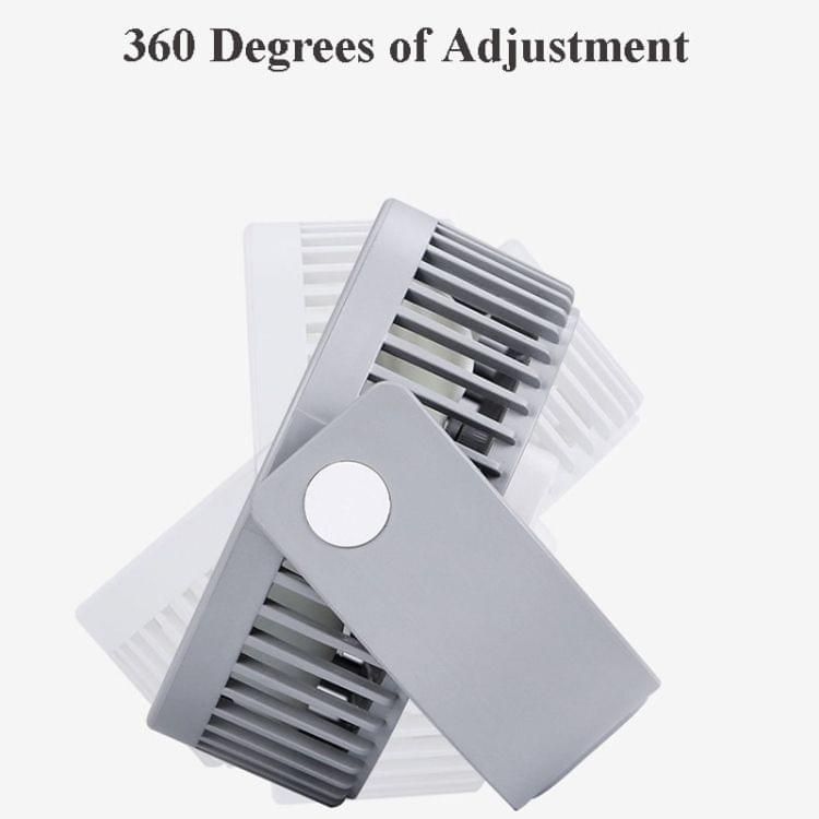 Small Bean Desktop Desktop Double Leaf Usb Mini Fan(Pink)