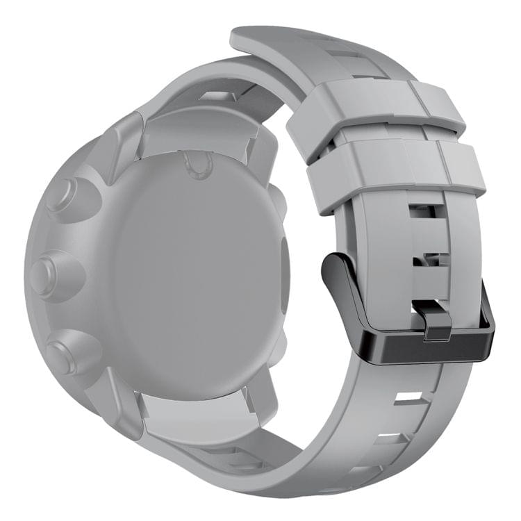 For Suunto Ambit3 Vertical Silicone Watch Bands, Width: 24mm(Grey)