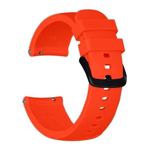 Crazy Horse Texture Silicone Wrist Strap for Huami Amazfit Bip Lite Version 20mm (Coral)