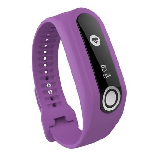 Silicone Sport Wrist Strap for TomTom Touch (Purple)