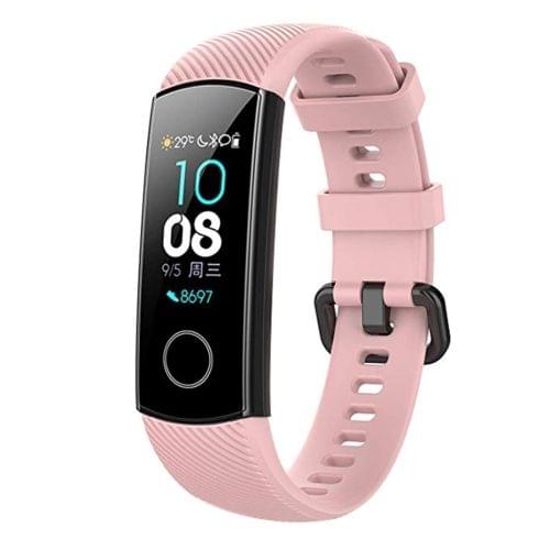 Smart Watch Silicone Wrist Strap Watchband for Huawei Honor Band 4 (Pink)