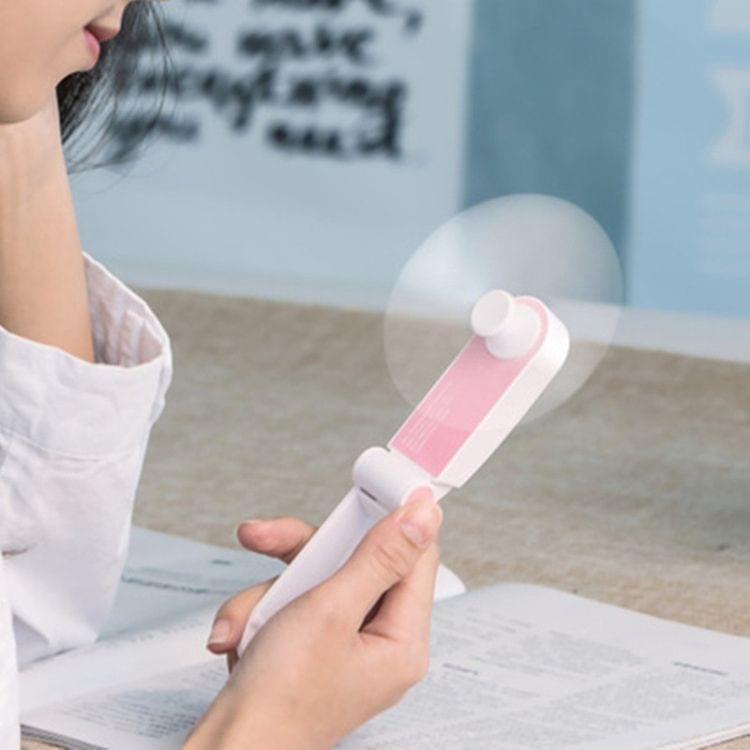 C28 Mini Portable USB Pocket Folding Fan(Pink)