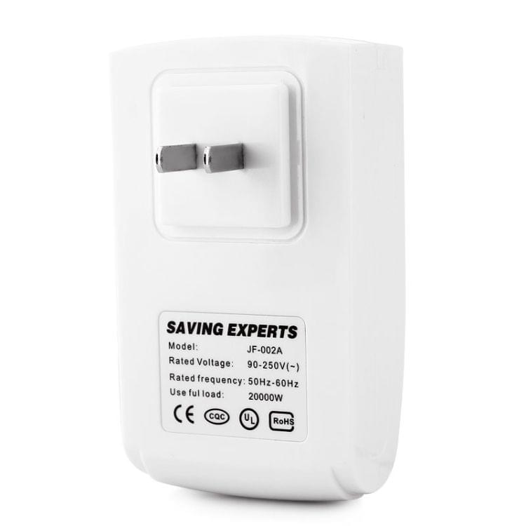 US Plug Indoor Energy Saver Power Electricity Saving Experts Energy Save Equipment(White)