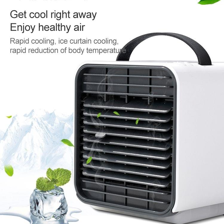 Mini Portable Household USB Anion Refrigeration Air Conditioning Fan Air Cooler (Pink)