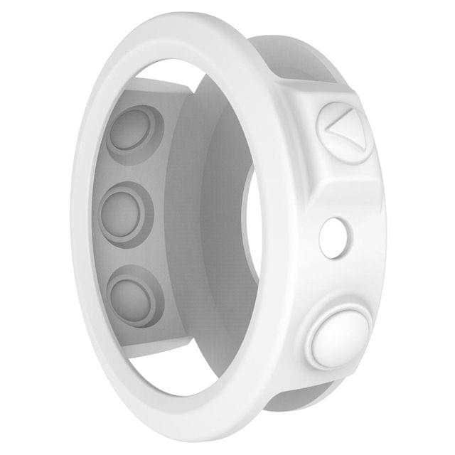 Solid Color Silicone Watch Protective Case for Garmin 5 / 5S / 5X(White)