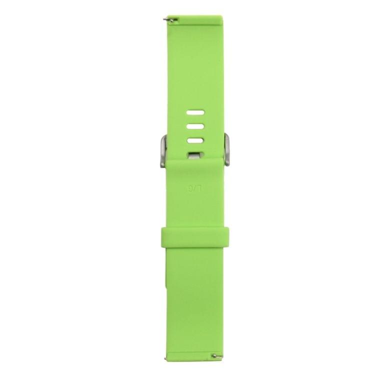 For Fitbit Blaze Watch Oblique Texture Silicone Watchband, Large Size, Length: 17-20cm(Green)