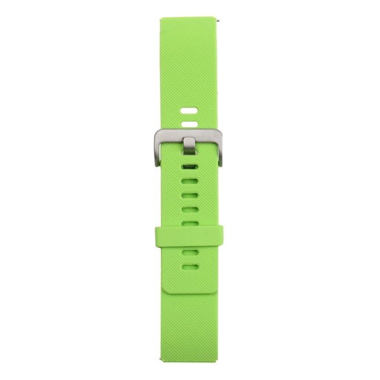 For Fitbit Blaze Watch Oblique Texture Silicone Watchband, Large Size, Length: 17-20cm(Green)