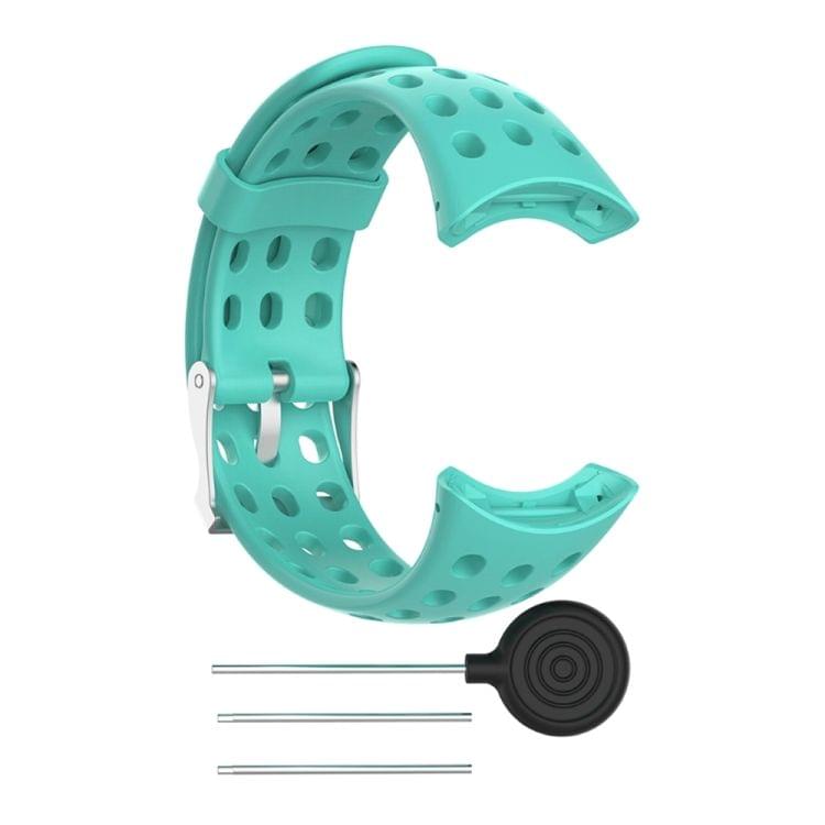 Silicone Male Replacement Wrist Strap for SUUNTO M1 / M2 / M4 / M5 (Mint Green)