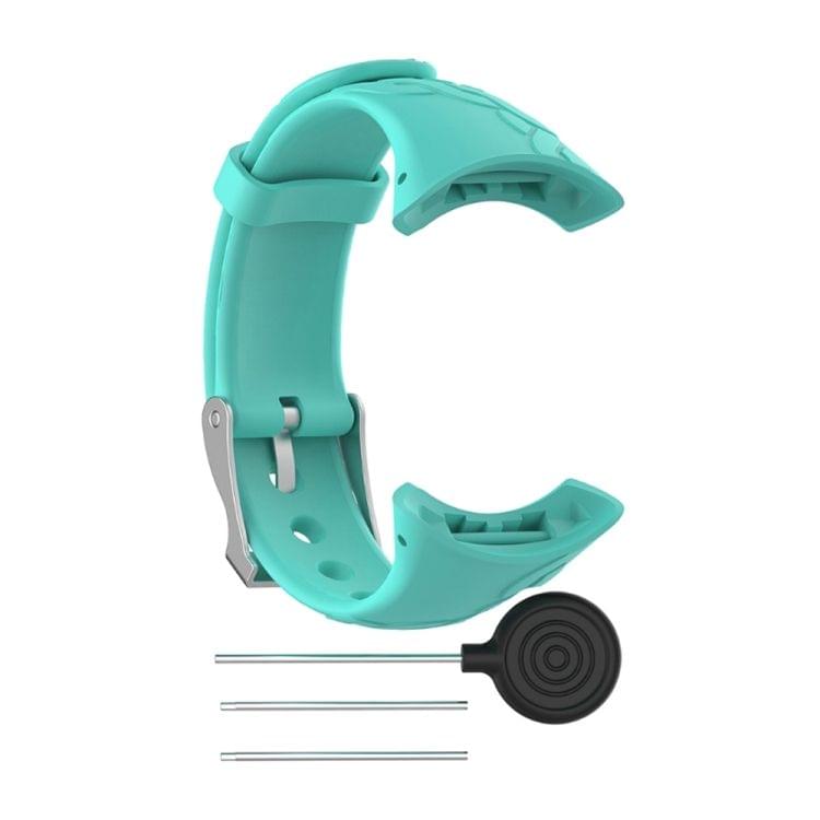 Silicone Female Replacement Wrist Strap for SUUNTO M1 / M2 / M4 / M5 (Mint Green)