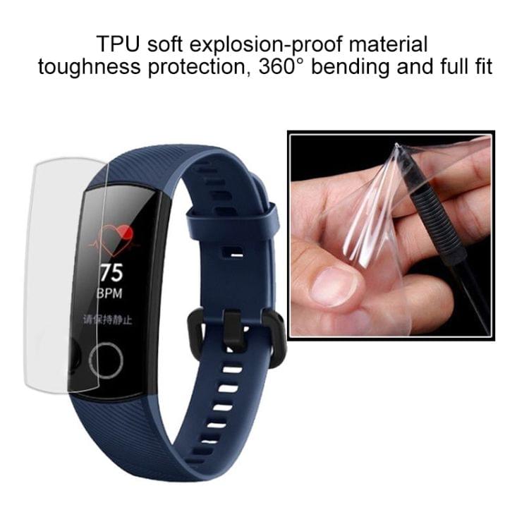 Explosion-proof Full Screen TPU Screen Protector for Huawei Honor Band 4