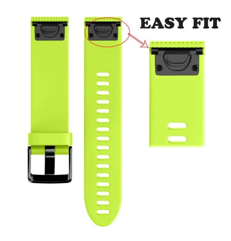 Quick Removable Silicone Wrist Strap for Fenix 5S 20mm(Green)