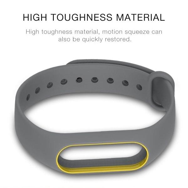 For Xiaomi Mi Band 2 Colorful Silicone Wrist Strap, Watch Band,Host not Included(Army Green)