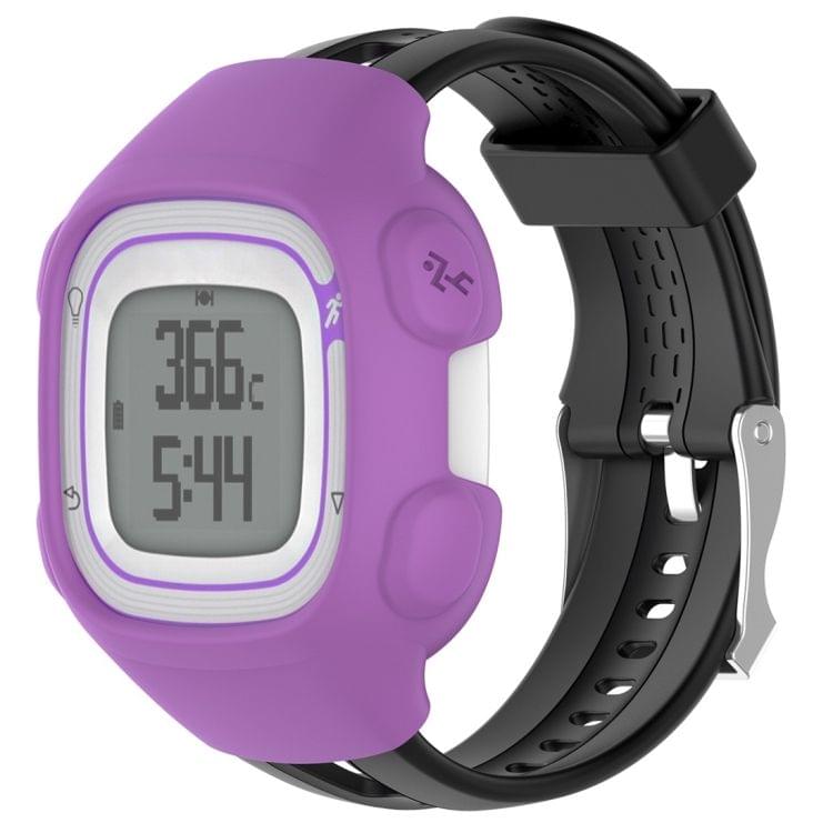 Smart Watch Silicone Protective Case for Garmin Forerunner 10 / 15(Purple)