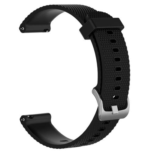 Smart Watch Silicone Wrist Strap Watchband for POLAR Vantage M 22cm(Black)