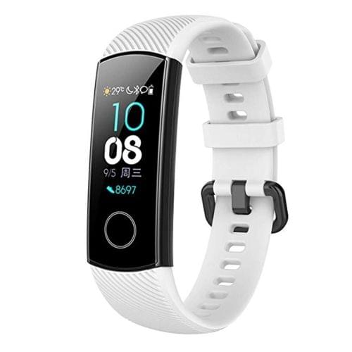 Smart Watch Silicone Wrist Strap Watchband for Huawei Honor Band 4 (White)