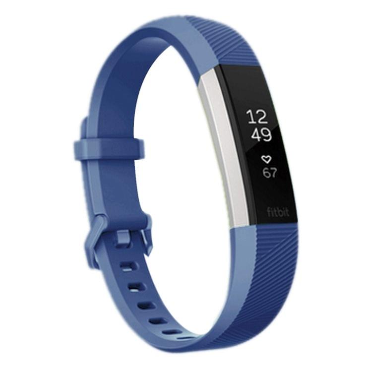 For Fitbit Alta Smart Watch Silicone Watchband, Length: about 23.8cm(Blue)