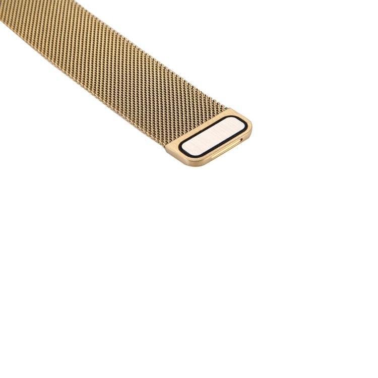 For Samsung Gear S3 Classic Milanese Loop Magnetic Stainless Steel Watchband(Gold)