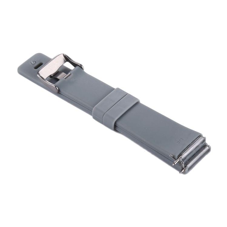 For Fitbit Versa Simple Fashion Silicone Watch Strap(Grey)