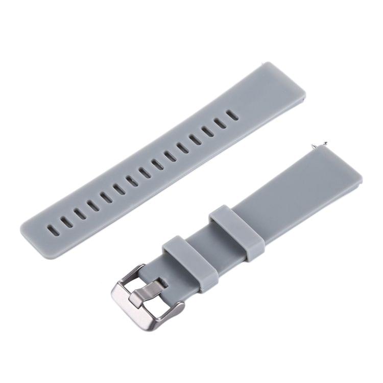 For Fitbit Versa Simple Fashion Silicone Watch Strap(Grey)