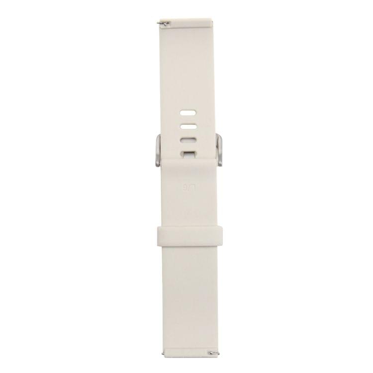 For Fitbit Blaze Watch Oblique Texture Silicone Watchband, Large Size, Length: 17-20cm(Beige)