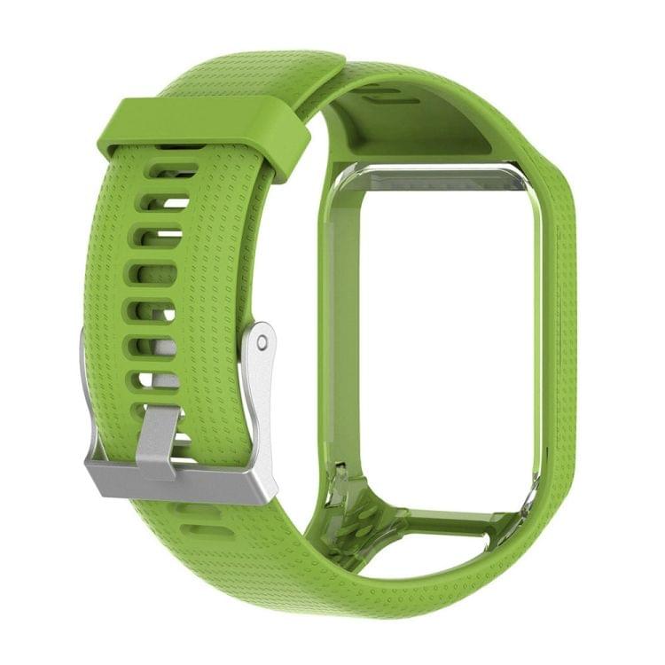 Silicone Sport Wrist Strap for Tomtom Runner 2/3 Series (Green)