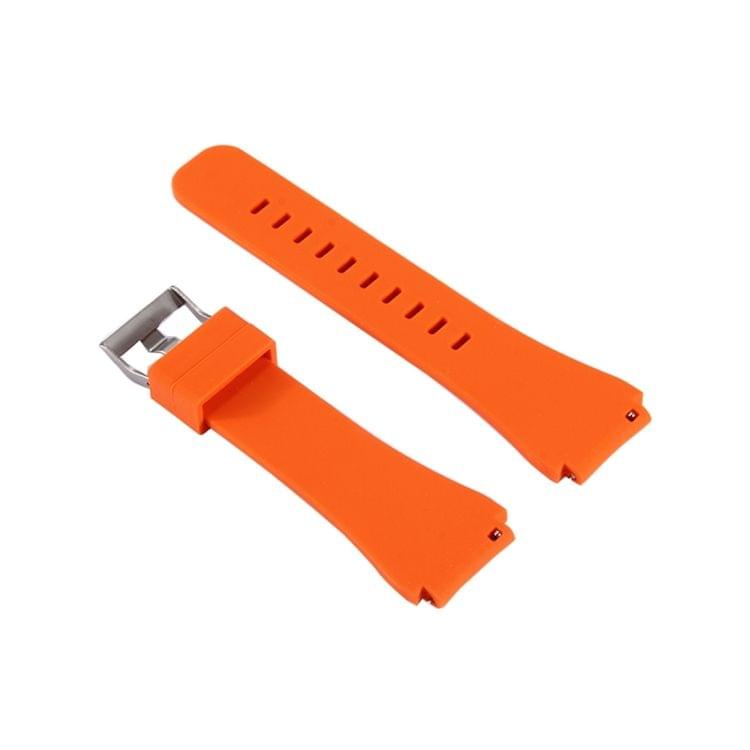 For Samsung Gear S3 Classic Smart Watch Silicone Watchband, Length: about 22.4cm(Orange)