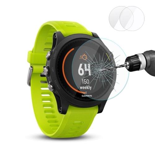 2 PCS ENKAY Hat-Prince for Garmin Forerunner 935 Smart Watch 0.2mm 9H Surface Hardness 2.15D Explosion-proof Tempered Glass Screen Film