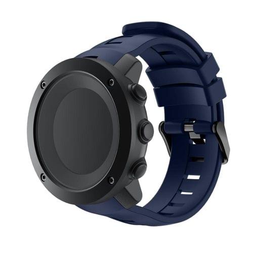 Smart Watch Silicone Wrist Strap Watchband for Suunto Ambit3 Vertical(Dark Blue)