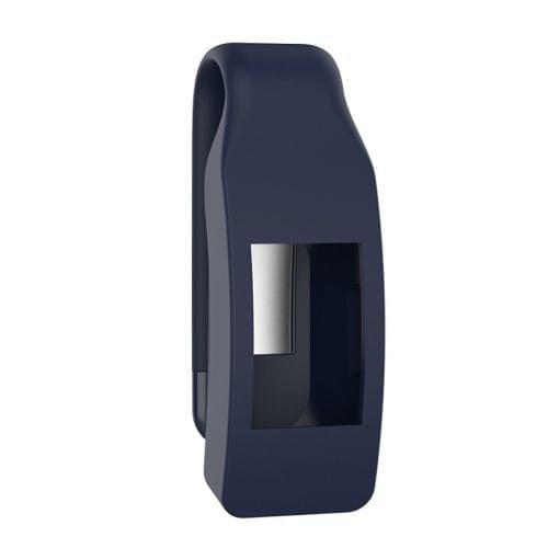 Smart Watch Silicone Clip Button Protective Case for Fitbit Inspire HR(Blue)