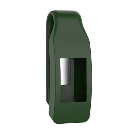 Smart Watch Silicone Clip Button Protective Case for Fitbit Inspire HR(Army Green)