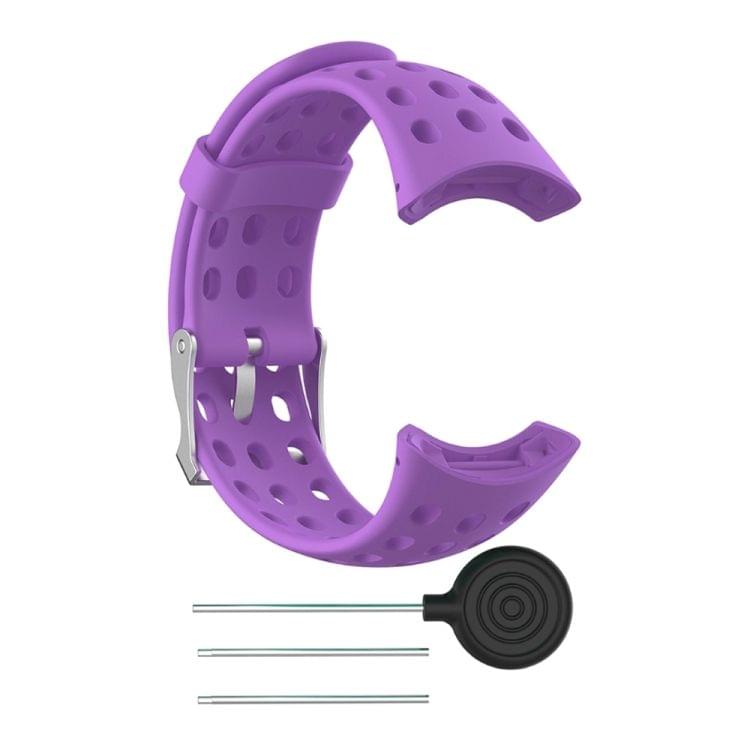 Silicone Male Replacement Wrist Strap for SUUNTO M1 / M2 / M4 / M5 (Purple)
