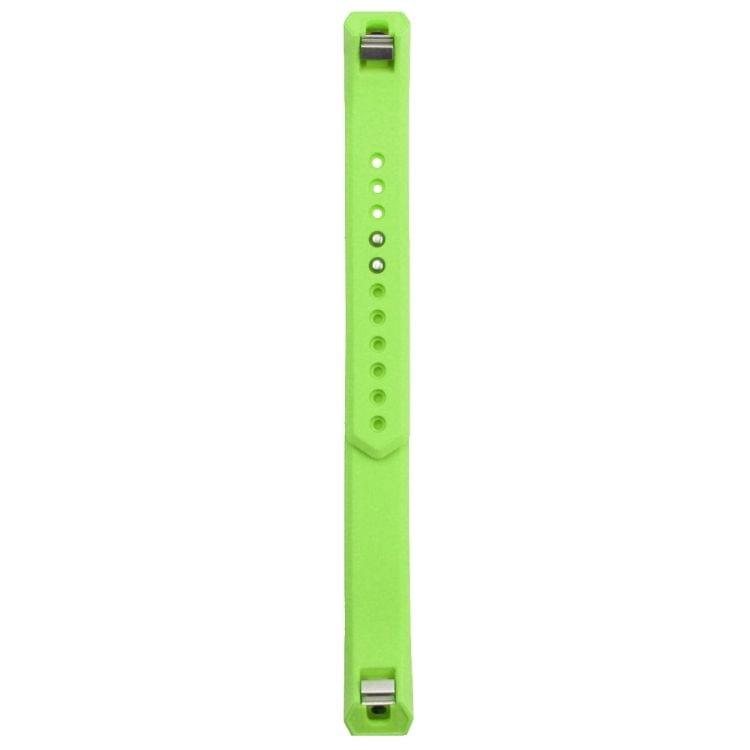 For Fitbit Alta Watch Oblique Texture Silicone Watchband, Small Size, Length: about 18.5cm(Green)