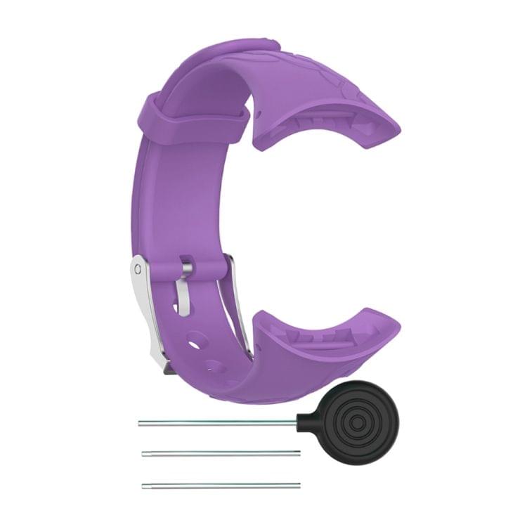 Silicone Female Replacement Wrist Strap for SUUNTO M1 / M2 / M4 / M5 (Purple)